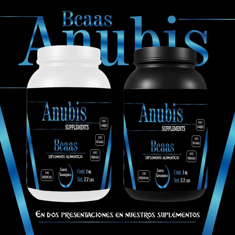 Aminoácidos Pre Entreno Bcaas 1kg Anubis Sabores Tamarindo