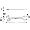 KS Tools 517.1412 Spanner Double-Ended Heavy-Duty Spanner 12 x 13
