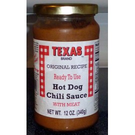Texas Hot Dog Sauce with MEAT for Coney Dogs,Texas Hots,(3 PACK) Ready To Serve