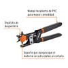 Truper PSA-9, Pinza sacabocados, mango ergonómico
