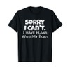Funny Boating Joke I Have Plans Boat Lake Lover Saying