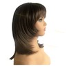 Auflaund Fashion Bob Middle Length Straight Layered Brown Hair Wigs