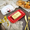 Bicuzat Ceramic Butter Dish with Lid Butter Keeper Butter Plate