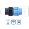 BFG MDPE Fitting für Wasserrohre, 2er Pack, Adapter 20mm x