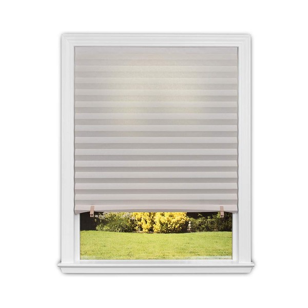 Redi Shade No Tools Original Light Filtering Pleated Paper Shade Natural, 36 in x 72 in, 6 Pack