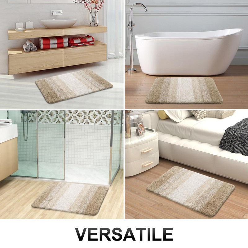 OLANLY OLANLY Bathroom Runner Rugs 59x20, Extra Soft Absorbent Microfiber