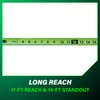 Metabo HPT Measuring Tape, 25' TruRange, Long Reach 17-ft, High
