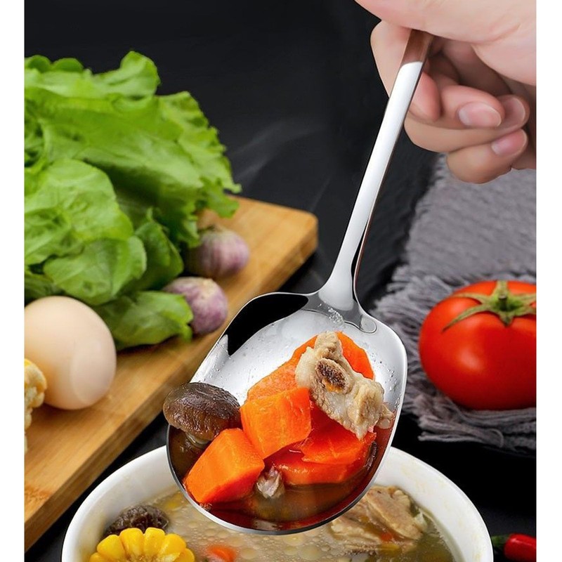 MIUPOO Premium Stainless Steel Large Serving Spoon,Serving Spoons Set with