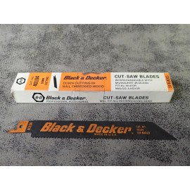 BLACK+DECKER NEW Black & Decker 40104 6" x 10TPI Cut Saw Blades 10-Pack (BN397)