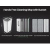 JOYMOOP Mop and Bucket with Wringer Set, Hands Free Flat