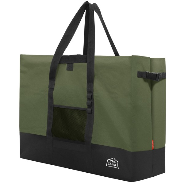 PYKES PEAK Large Storage Bag, Tote Bag, Camping Bag, Storage Bag, Large Capacity, For Camping, Storage Equipment, Outdoors, 120L / Olive Green