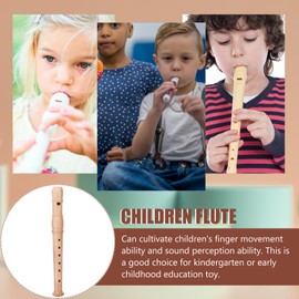 ibasenice Bamboo Flute Traditional Flute Recorder Wooden Recorder Portable 6 Holes Clarinet Instrument Music Flute Musical Instrument Toy Kids Educational Toy Childrens Toy Children Toys