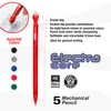 BAZIC Mechanical Pencil Electra Core 0.5mm, Smooth Writing Pencils Lead,