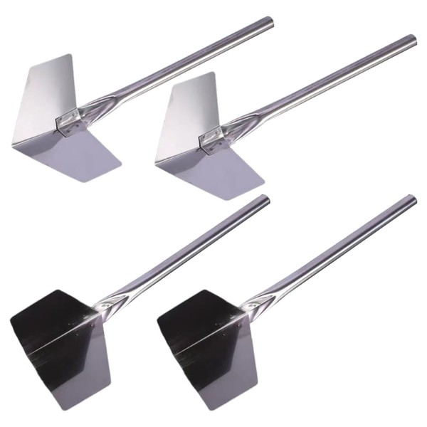 4 Pcs Inside & Outside Corner Trowels, Stainless Steel Plastering