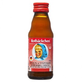 Rotbäckchen Immune Plus 11 Vitamins 125ml x 24 Bottles x1 Main Product