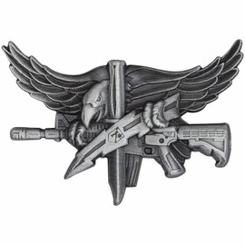 SWAT Operator Pin - Basic (Antique Silver, Basic)