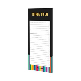 Collins Edge Rainbow Slim Magnetic to Do List Pad Black ED1STD.99