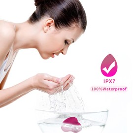 MaeDouy Mini Facial & Eye Skin Care Tools Portable Vibrating USB Rechargeable Handheld Travel Pocket Massager Facial Muscles Tighten Anti-Aging Relieve Eye Dark Circles,Puffiness,Fatigue. (Deep Rose)