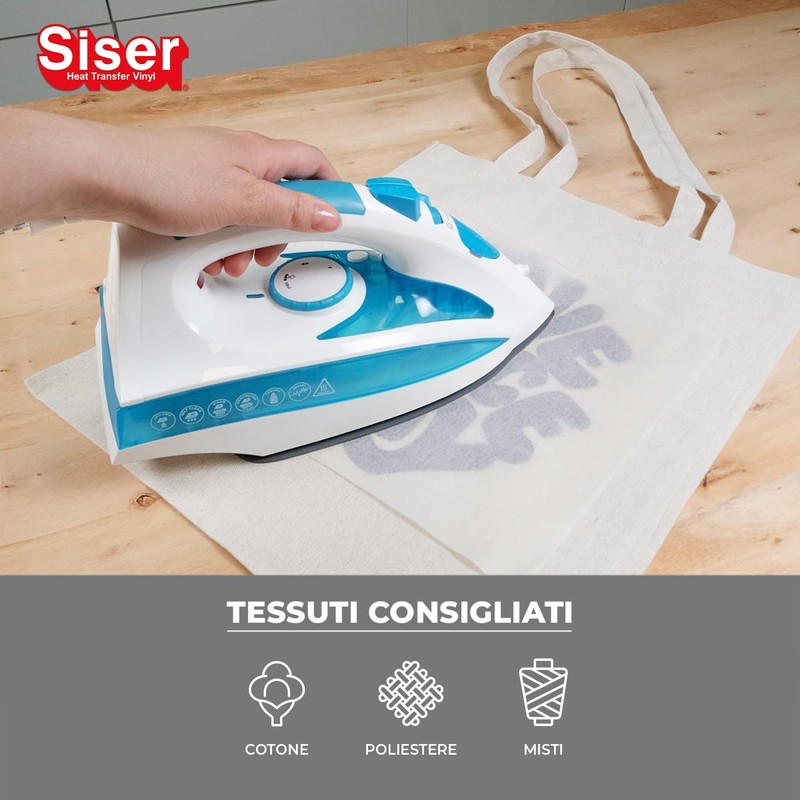 Siser 1FFLKPRO-BR-3050 Thermal Transfer Medium Velvety Flock Vinyl Navy 50cm