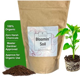 Elm Dirt Premium Bloom Soil - 100% Organic for Outdoor & Indoor Plants | Soil Enhancer for Plant Growth & Healthy Nutrients - Big Bloom Activator, 6 lbs