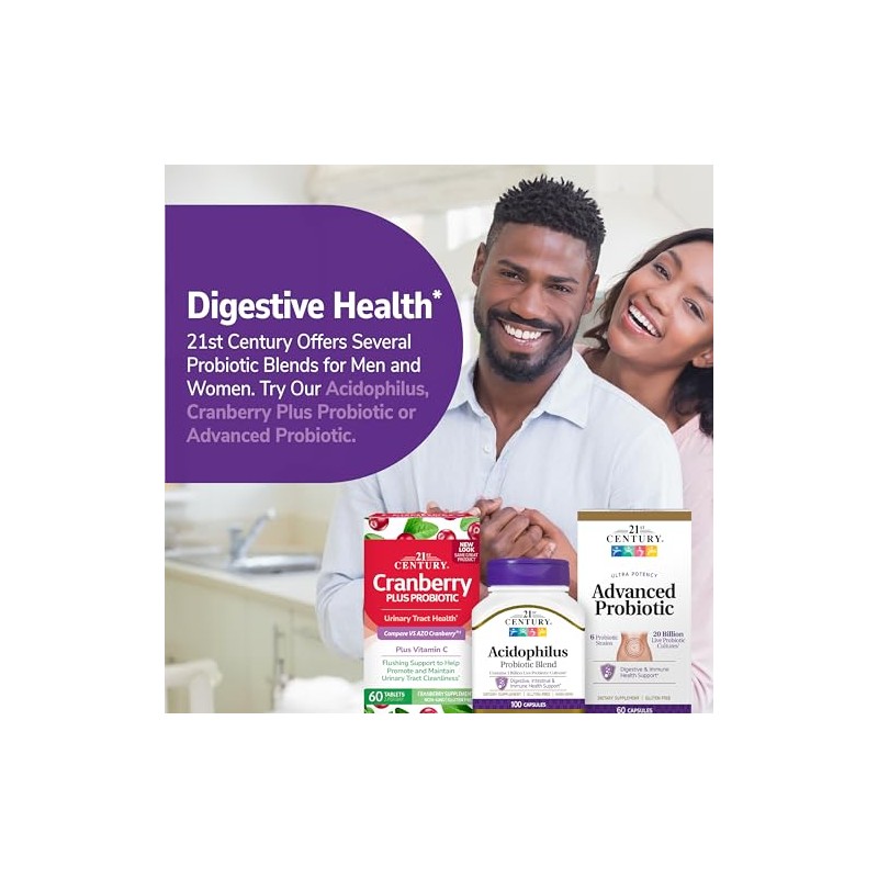 21st Century Acidophilus Capsules, 100 Count