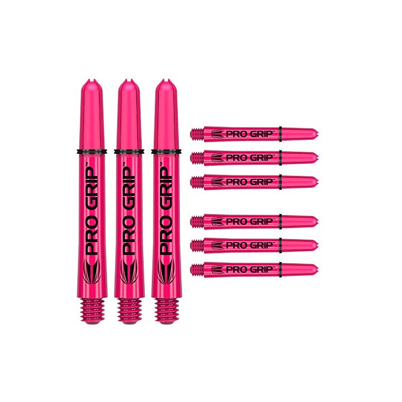 Target Darts 3 x Sets of Pink Pro Grip Shaft