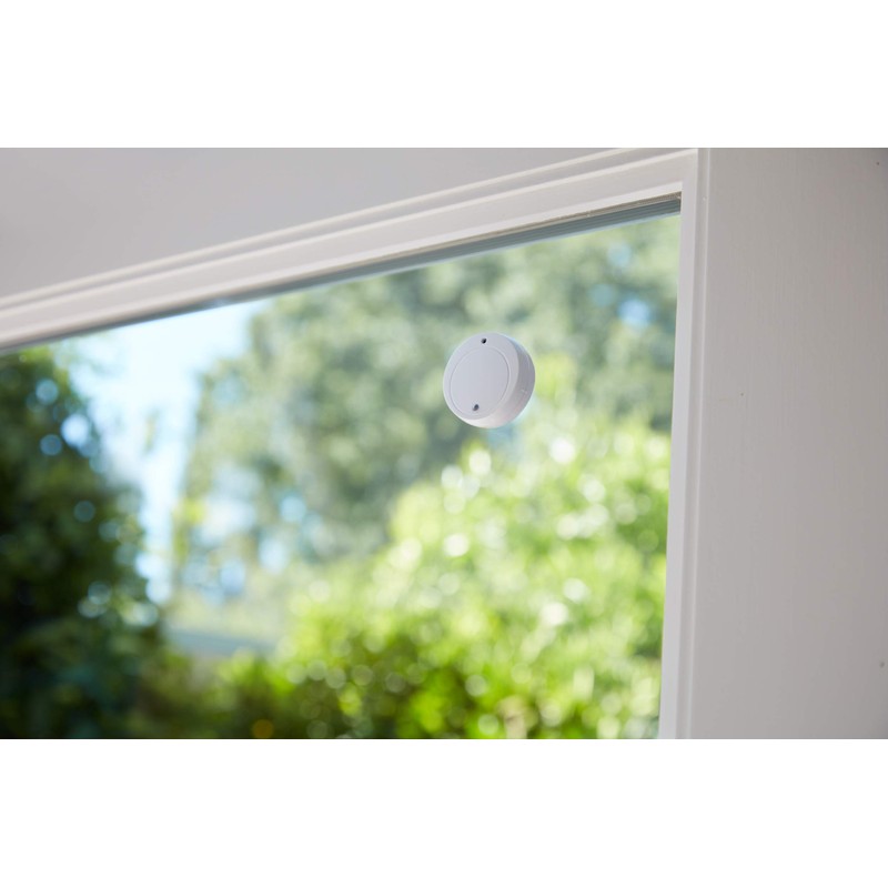 Abode Wireless Vibration Glass Break Sensor | Protects Glass Panes