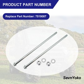 7519087 Front Control A-Arm Bolt Kit 2-Pack – Fits Polaris RZR 570 800 900, Ranger 570 900 1000 Diesel XP HST (2008-2019) - 304 Stainless Steel Bolt Nut Washer Set