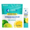 Liquid I.V. Sugar-Free Hydration Multiplier - Lemon Lime – Sugar-Free Hydration Powder Packets  | Electrolyte Drink Mix | Easy Open Single-Serving Stick | Non-GMO | 14 Sticks