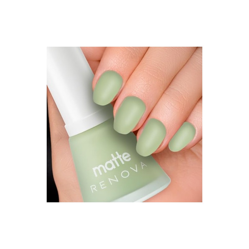 RENOVA | Esmalte de uñas Matte, Color Marina, 13ml