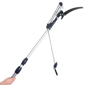 Milliard 6-16 Foot Extendable Pole Pruner, Pole Saws for Tree Trimming With 3-Sided Blade for Precise Branch Cutting and Maximum Reach - Tree Trimming Tool - Pruning Saws for Trees