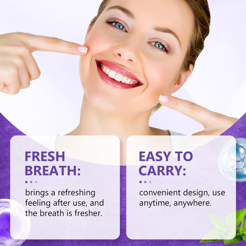 2Pcs Probiotic Oral Spray for Long-Lasting Freshness, Alcohol-Free Oral Spray