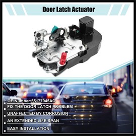 Hihaha Rear Left Door Latch Lock Actuator Replacement Fit for Jeep Liberty Sport - Pack of 1 Black Durable Material
