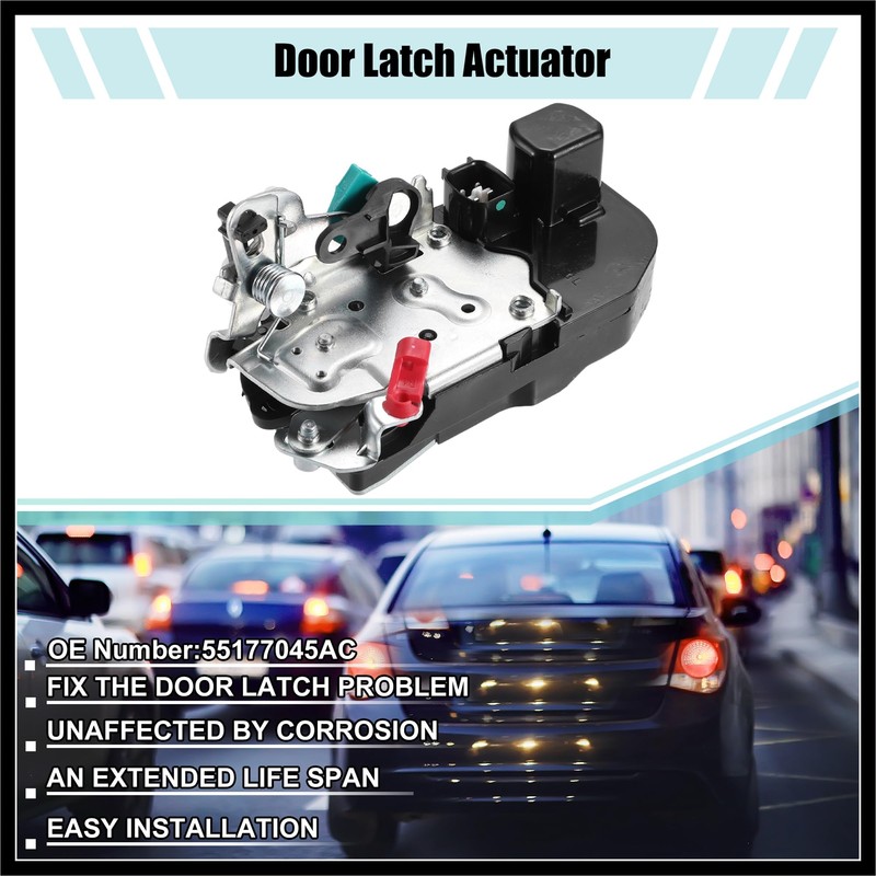 Hihaha Rear Left Door Latch Lock Actuator Replacement Fit for