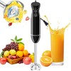 Bonsenkitchen Hand Blender, Immersion Blender with 2 Mixing Speeds, Portable