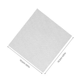 jojofuny 10pcs Mesh for Mask Eyes Waterproof Printable Cosplay Furry Eye Mesh Canvas for Costume Handicrafts White