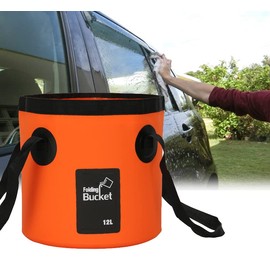 2ndOP Car Wash Bucket Grid Guard Folding Grid Filter for Car Motorcycle Anti-Scratch Tool (12L, Orange)