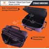 Protec Clarinet/Oboe Deluxe Case Cover with Large Storage Pocket, Purple,