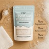 ZZZELLNESS Epsom Salt Plus Bubbles – Pure Unscented Foaming Bath