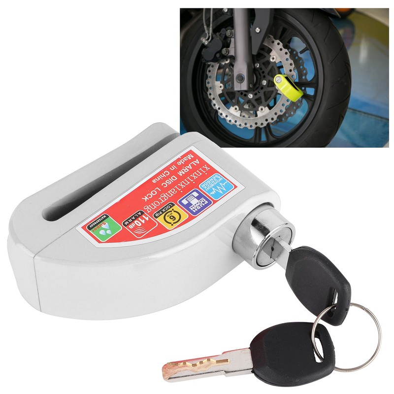 Waterproof Disc Brake Lock Kit 110dB Anti Theft Security Alarm
