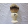 Kent Men's Small Travel Pure Silver Tip Badger Shaving Brush,