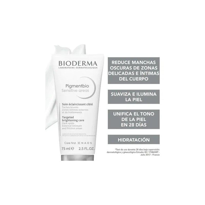 2pc Crema Bioderma Pigmentbio Iluminadora Zonas Delicadas