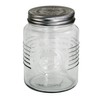Grant Howard Mason Classics Glass Rreserve Jar - Metal Emboss