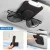 yowodana Sunglasses Holder Car Eyeglass Holder Car Eyeglass Clip Car