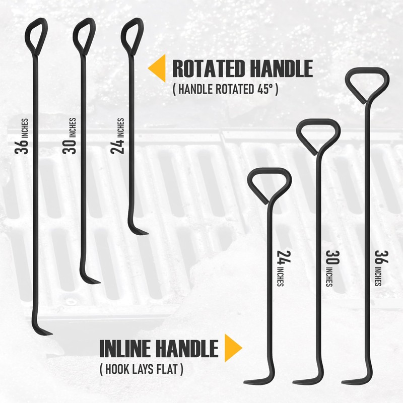 Olympia Tools 5/8 x 36 in. Manhole Cover Hook, for