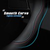 HAOTULE - Funda de piel para volante de coche, universal,