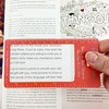 MAGDEPO 3X Magnifier Bookmark Ruler for Reading, Credit Card Size