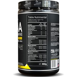 BCAA vegano con sabor piña – 350 g – 4:1:1 – 25 porciones