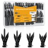 KURUI Metal Self Drilling Drywall Anchors,Heavy Duty Wall Anchor and