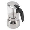 Glass Moka Pot Stainless Steel Heat Resistant Portable Classic Italian